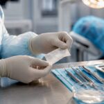 Preparing materials for dental bone graft surgery