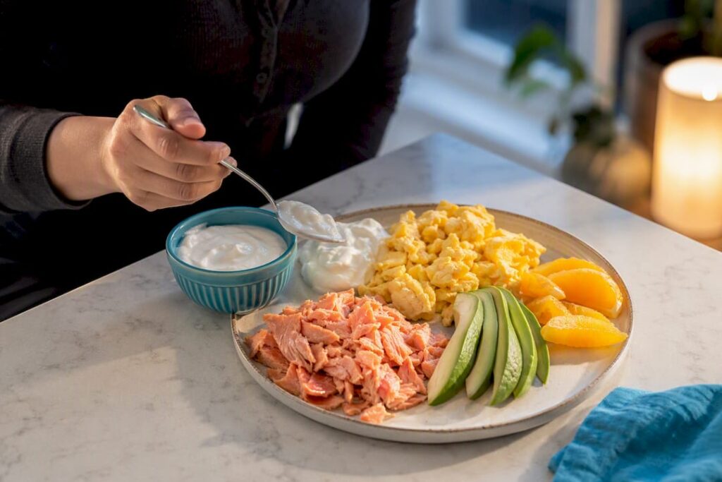 Soft nutrient-rich foods for implant recovery