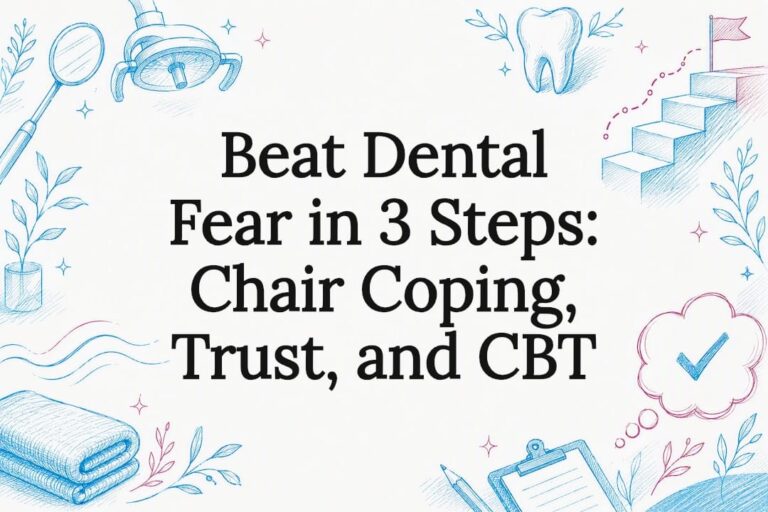 Beat Dental Fear in 3 Steps: Chair Coping, Trust, and CBT