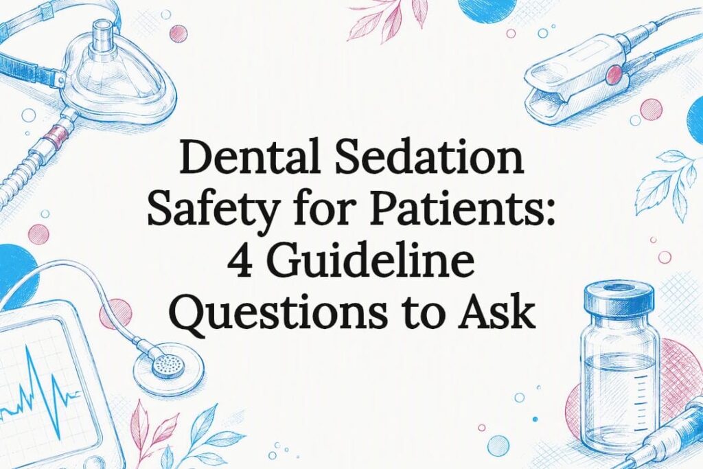 Dental sedation safety title card