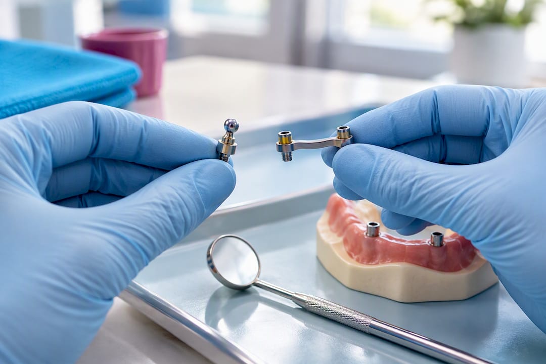 Ball and bar denture attachments compared