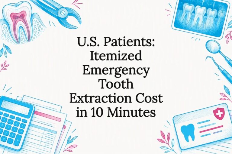 U.S. Patients: Itemized Emergency Tooth Extraction Cost in 10 Minutes