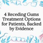 Decorative receding gums treatment title card