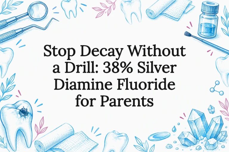 Stop Decay Without a Drill: 38% Silver Diamine Fluoride for Parents