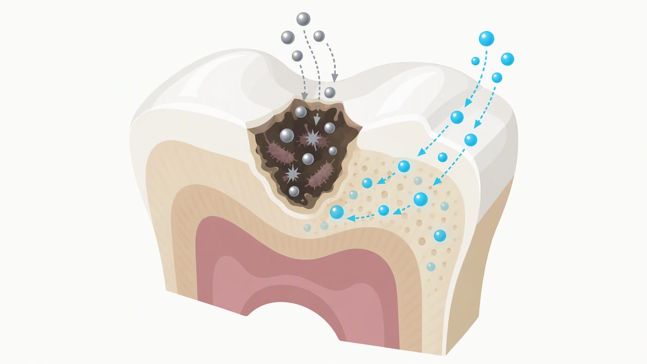 Illustration of SDF stopping cavity decay