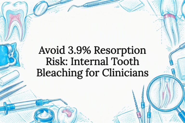 Avoid 3.9% Resorption Risk: Internal Tooth Bleaching for Clinicians