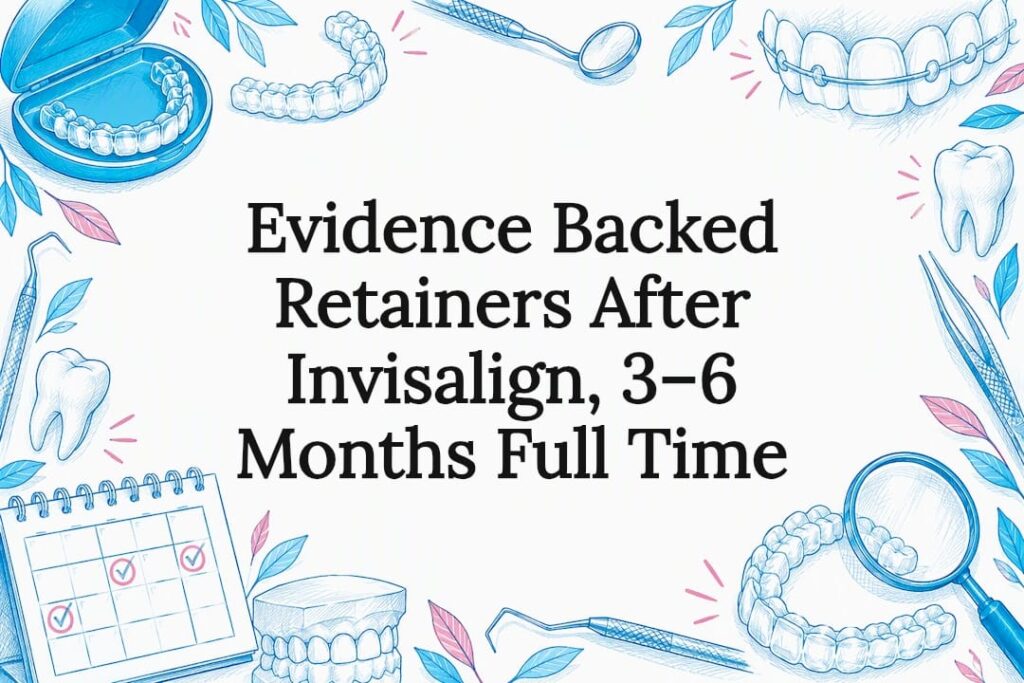 Decorative retainer title card illustration