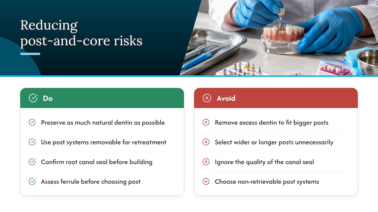Risks, complications, and what affects long-term success — overview diagram