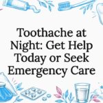 Dental sketch title card with clear center